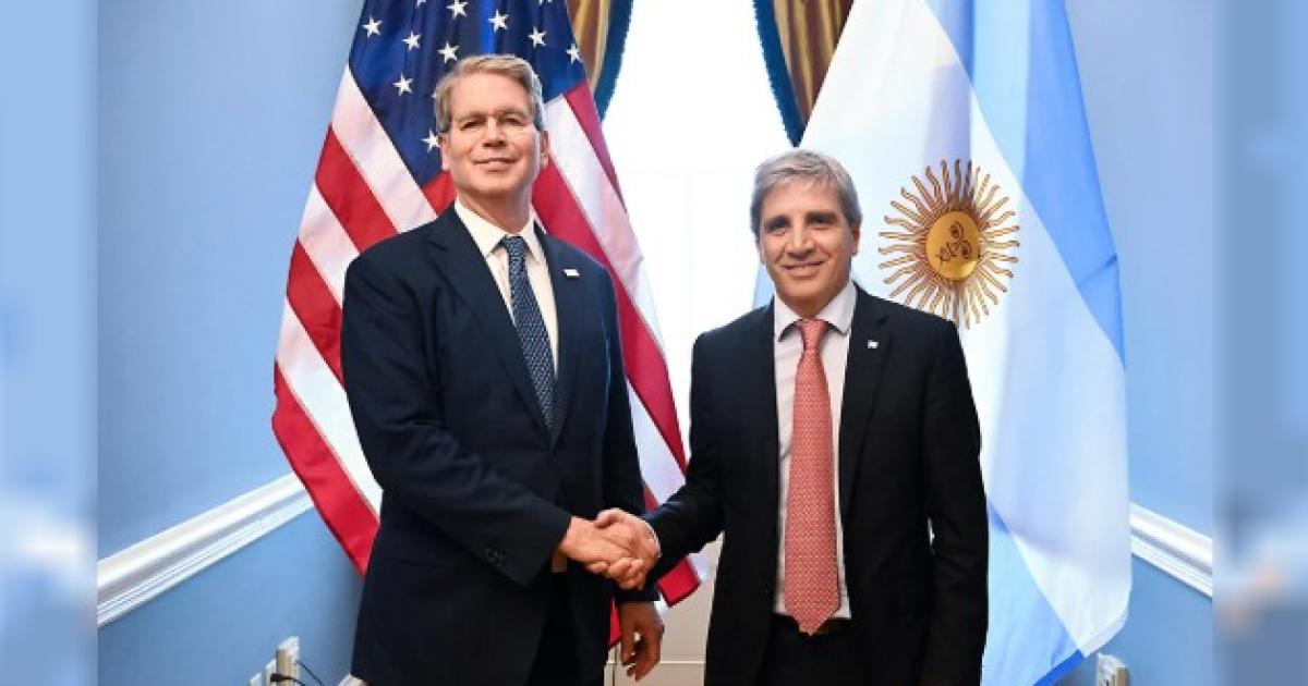 Scott Bessent y Luis Caputo (NA)