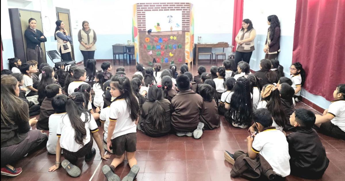 ENCUENTRO Estuvo destinado a los niños y niñas de primer grado