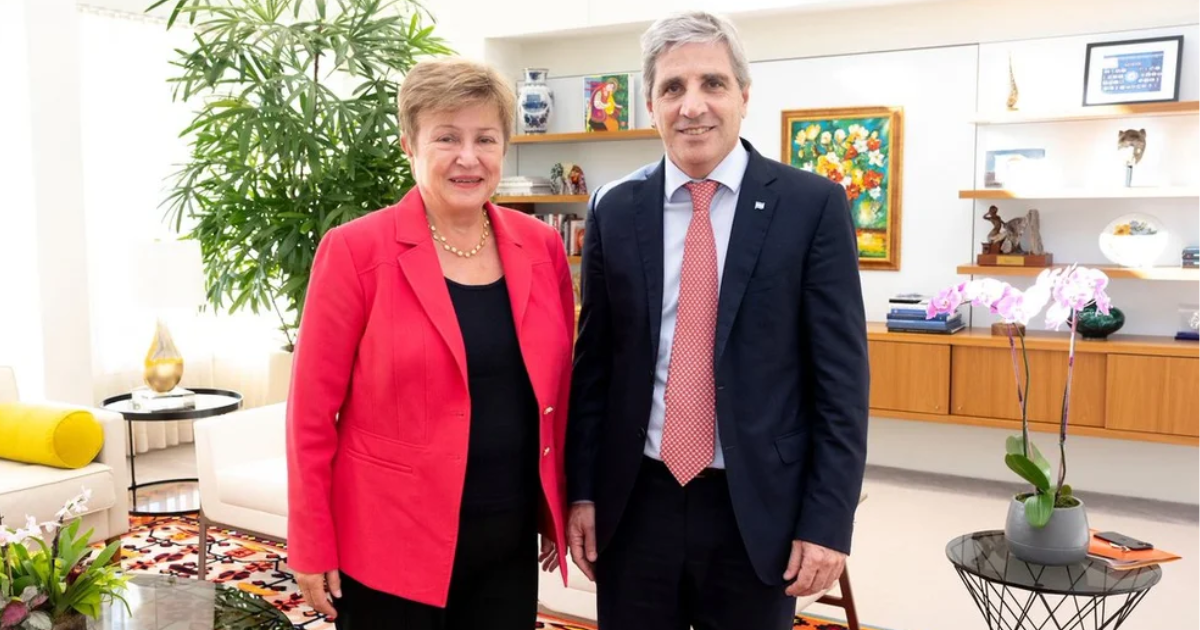 Estrecha colaboración Kristalina Georgieva destacó la reunión con Caputo (Foto- NA)