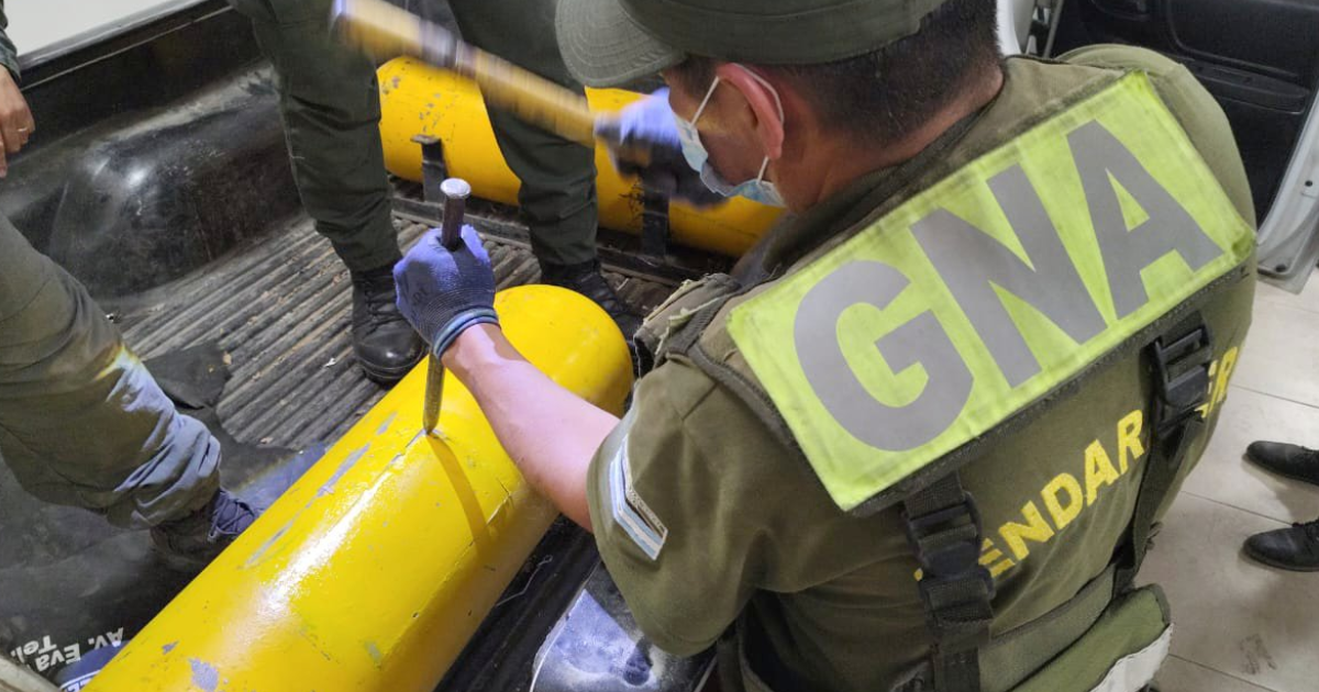 Se extrajeron 100 paquetes de diferentes tamaños que contenían la droga