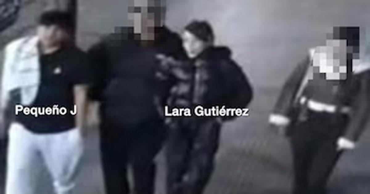 VIDEO- Pequentildeo J y Lara una de las viacutectimas caminando antes de los homicidios