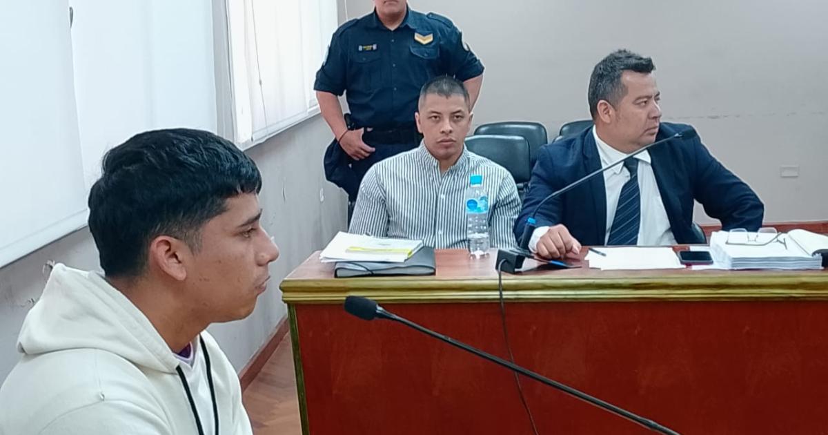 Abel Moreno en el banquillo de acusados (Foto- Gustavo Gallardo - El Liberal)