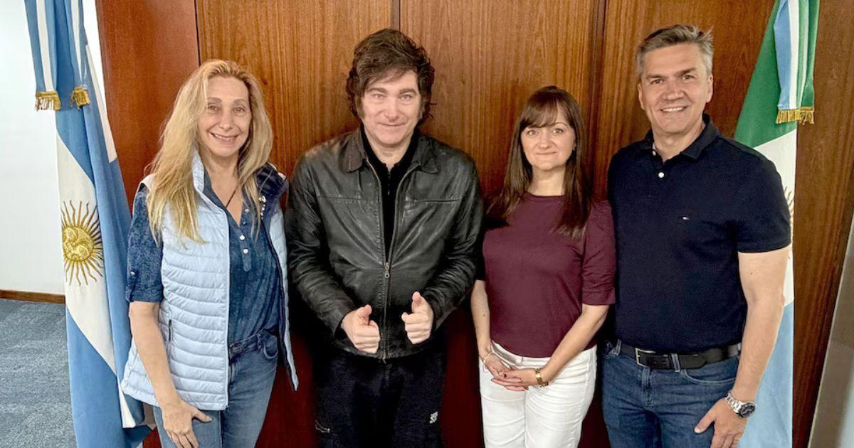 Leandro Zdero recibió al mandatario argentino en la capital chaqueña