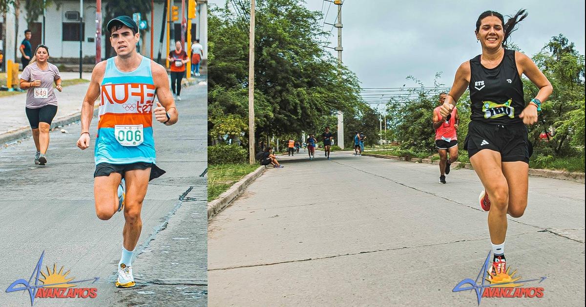 Agustín Palomo Rubio y Bettina Córdoba nuevos campeones santiagueños de atletismo de calle 2025