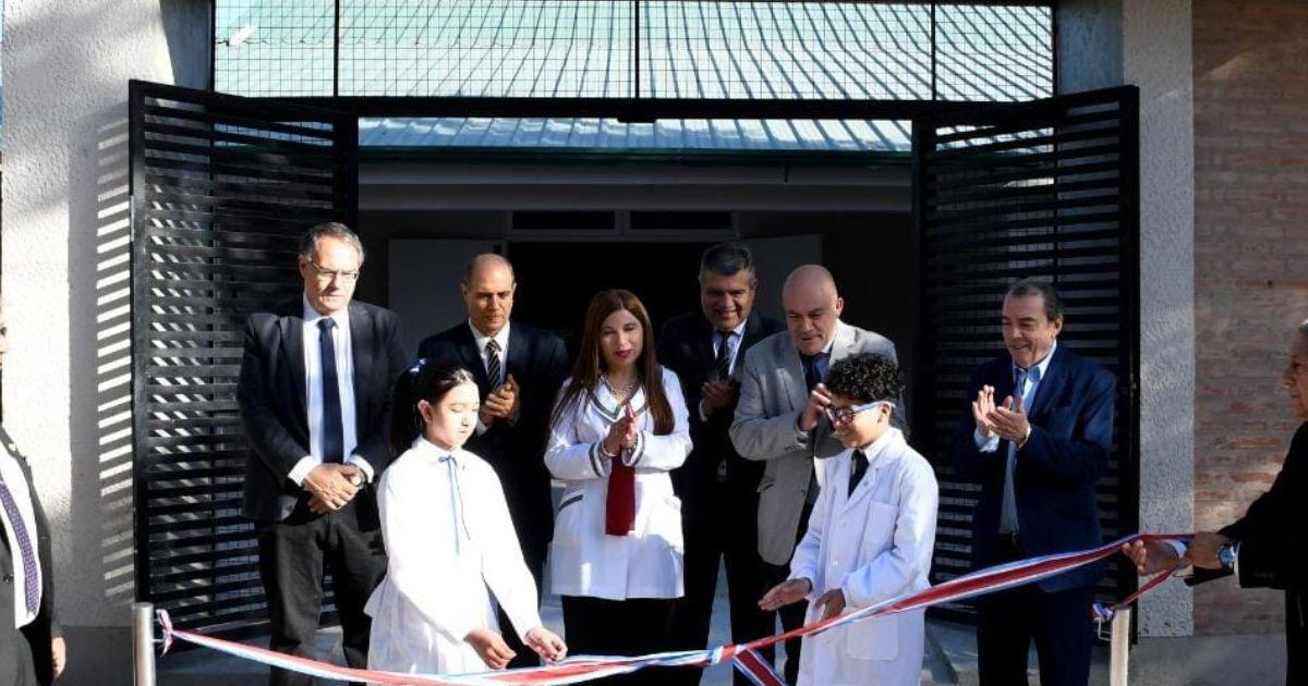 Alumnos y docentes fueron partes del acto