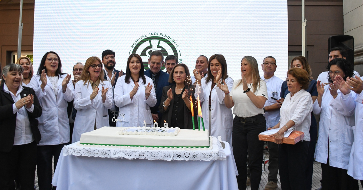 El Hospital Independencia celebroacute sus 109deg antildeos al servicio de los santiaguentildeos