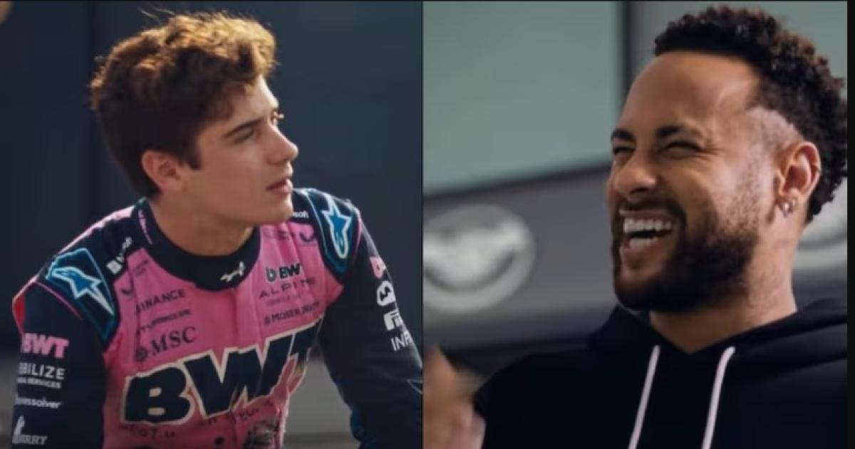 Colapinto y Neymar los protagonistas del nuevo video de Alpine
