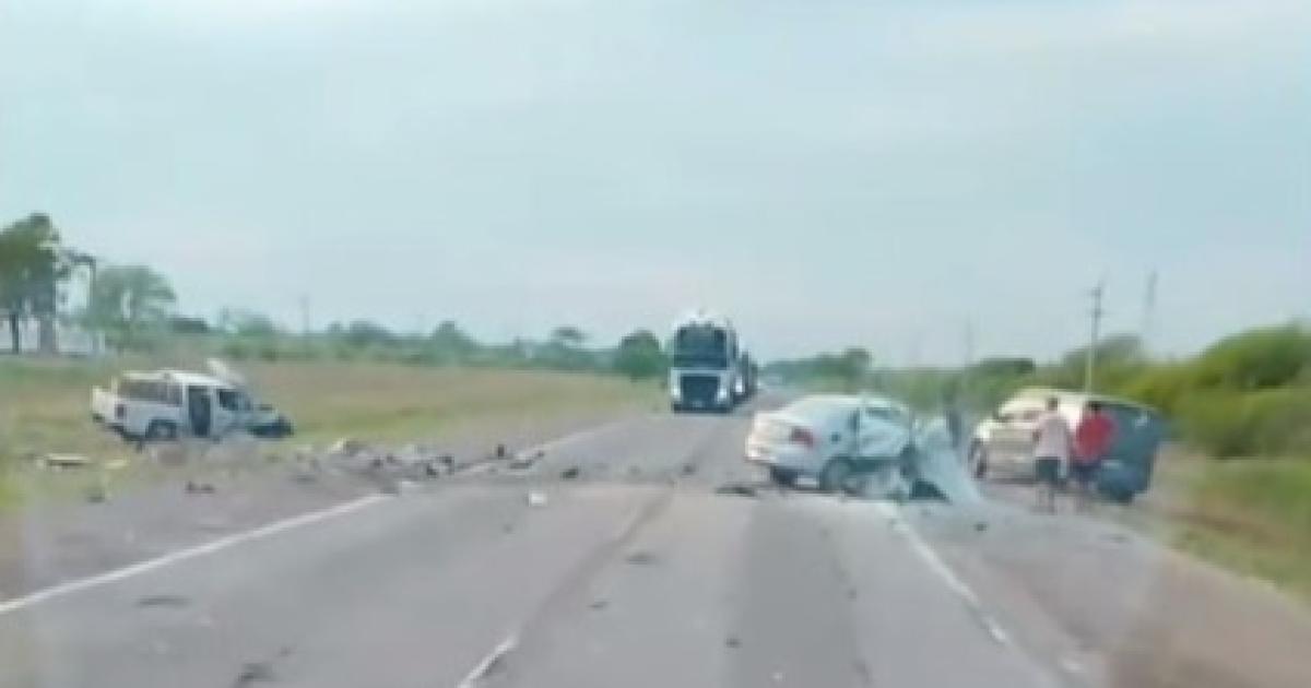 Choque frontal en la R 34 causa dos muertes y deja una mujer muy grave