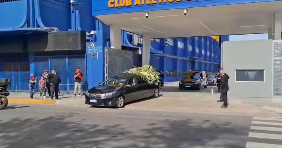 Las cenizas de Russo en la Bombonera