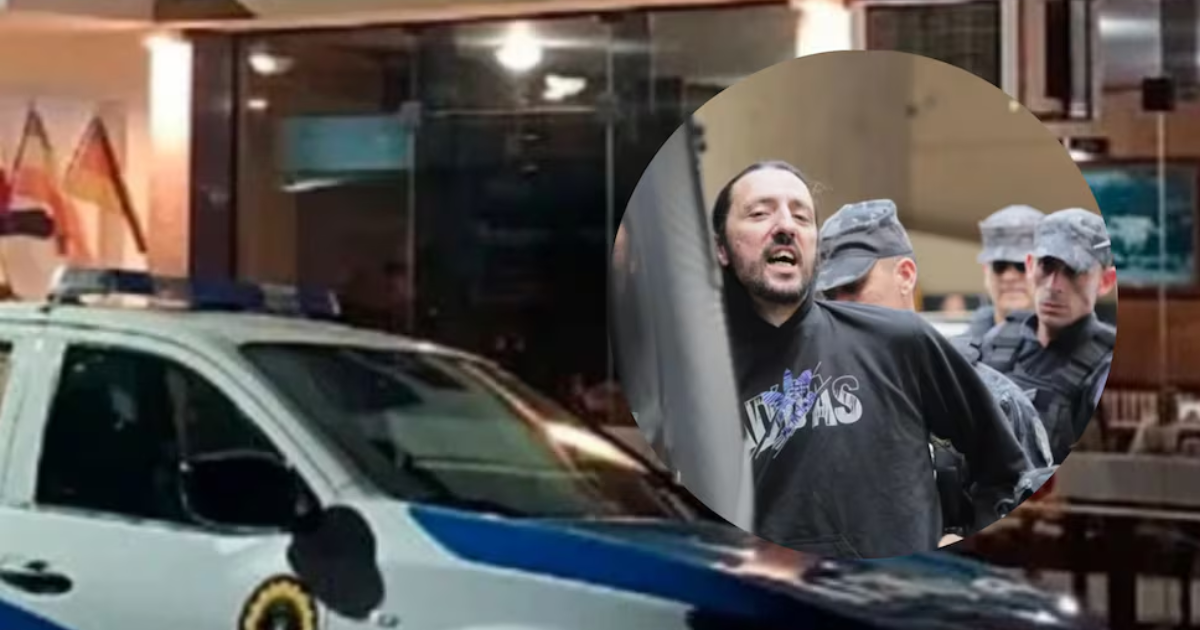 Me tapan para que no hable dijo Pablo Laurta antes de ser trasladado a Gualeguaychuacute para luego ser llevado a Coacuterdoba