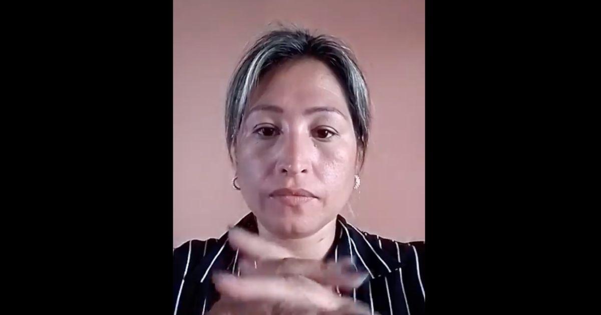 Sabrina mostro su indignación y apuntó contra su entorno familiar