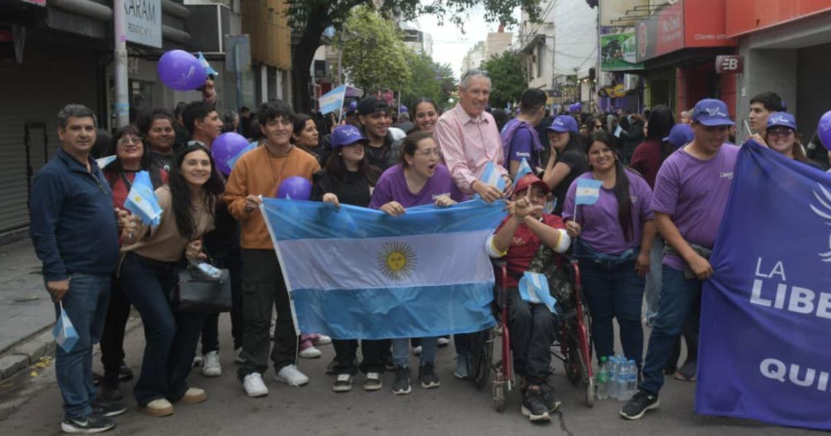 Militantes libertarios se reunieron en el centro de la Capital