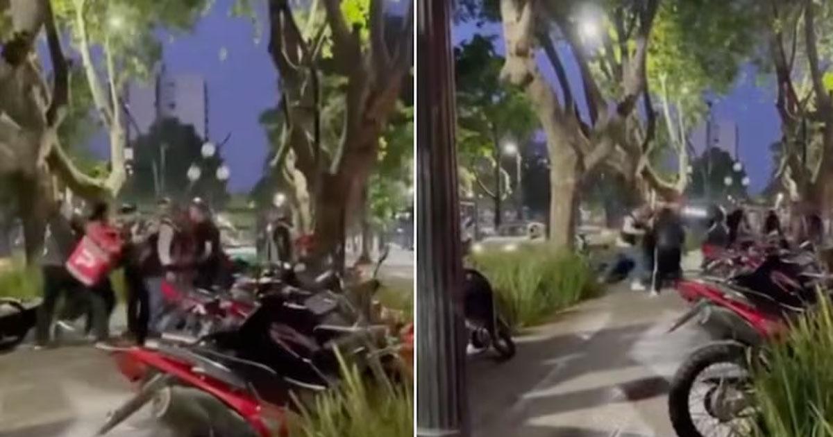 Tensioacuten- Los Hells Angels protagonizaron una batalla campal contra trapitos