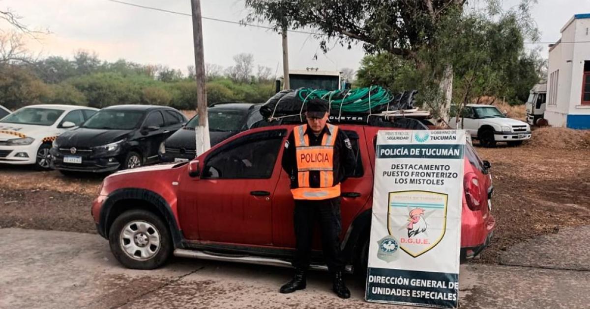 Santiaguentildeo viajaba en un automoacutevil que teniacutea pedido de secuestro