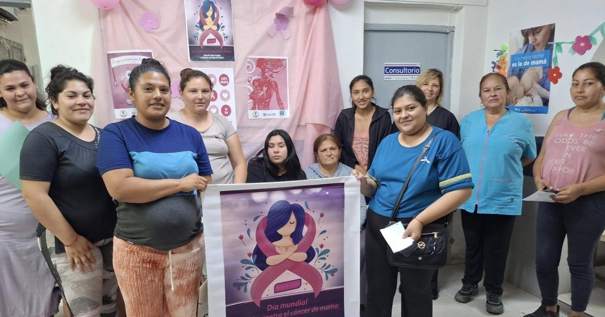Brindaron una charla-taller sobre la lucha contra el caacutencer de mama