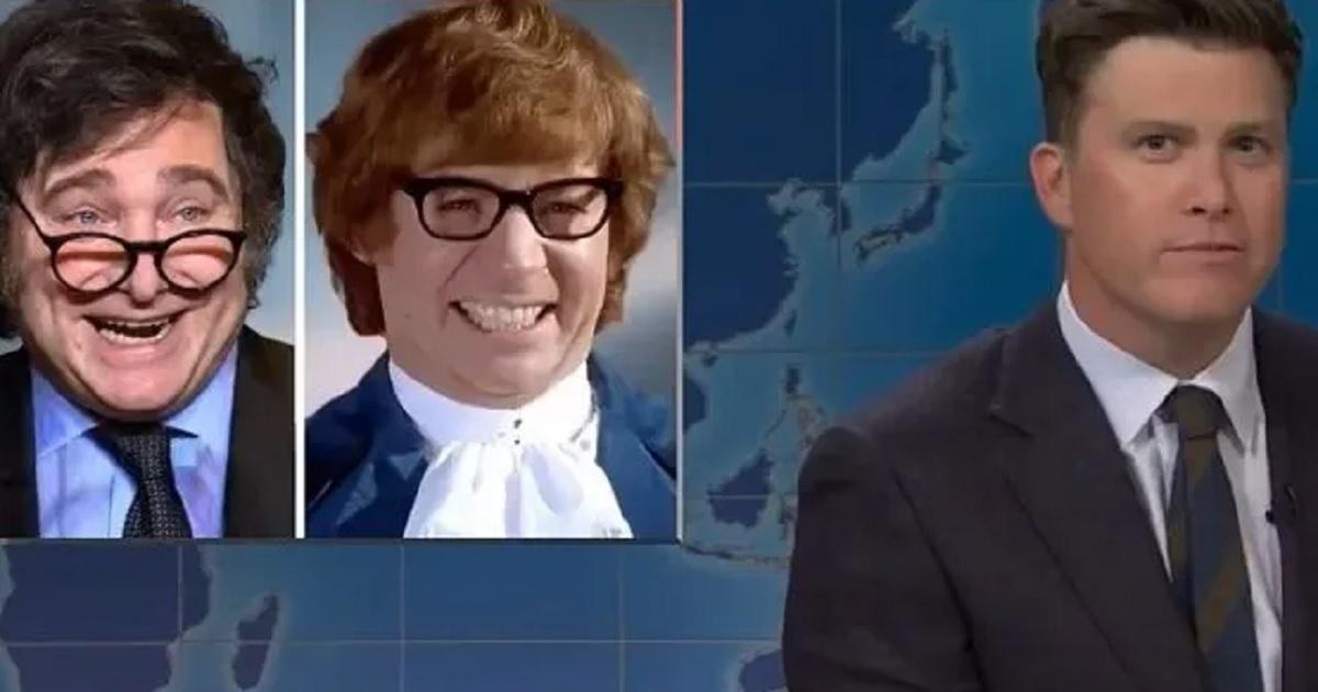 En el Saturday Night Live se burlaron de Javier Milei y lo compararon con Austin Powers