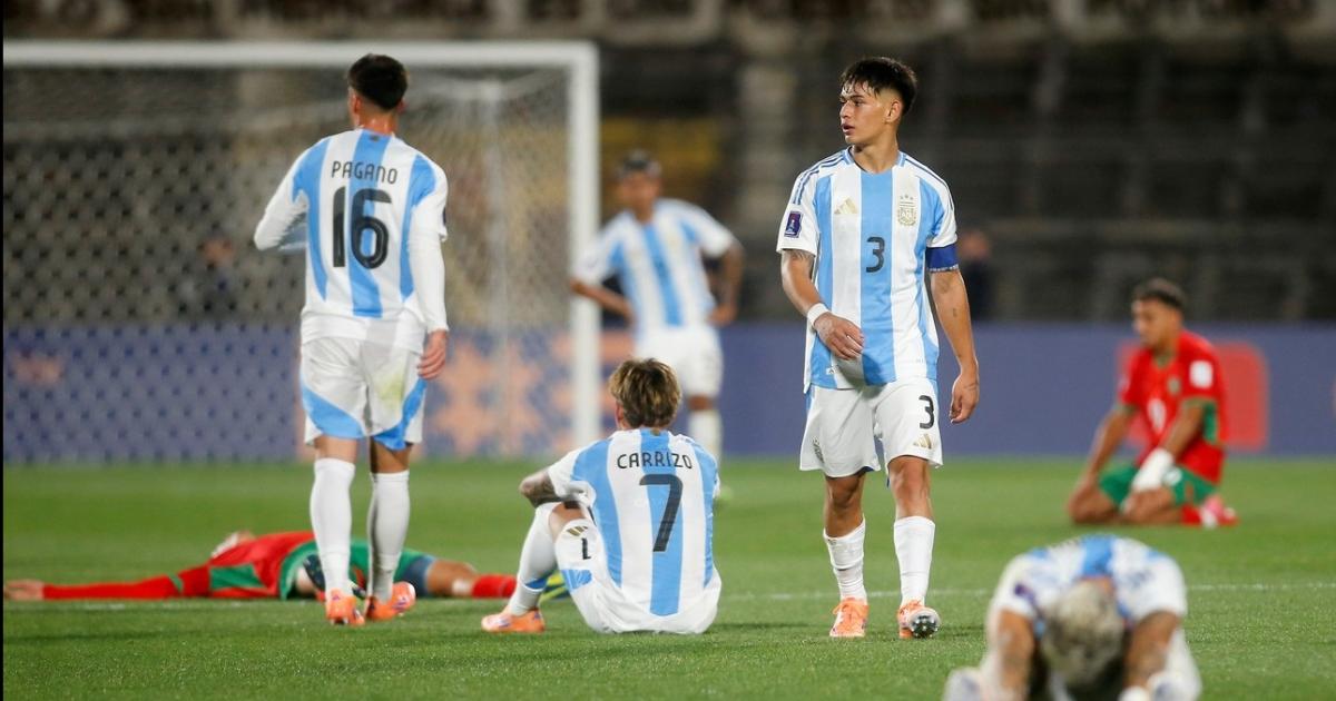 La tristeza de Maher Carrizo tras la derrota en la final del Mundial Sub 20
