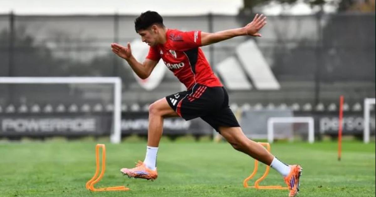 Lautaro Rivero se entrenoacute con normalidad