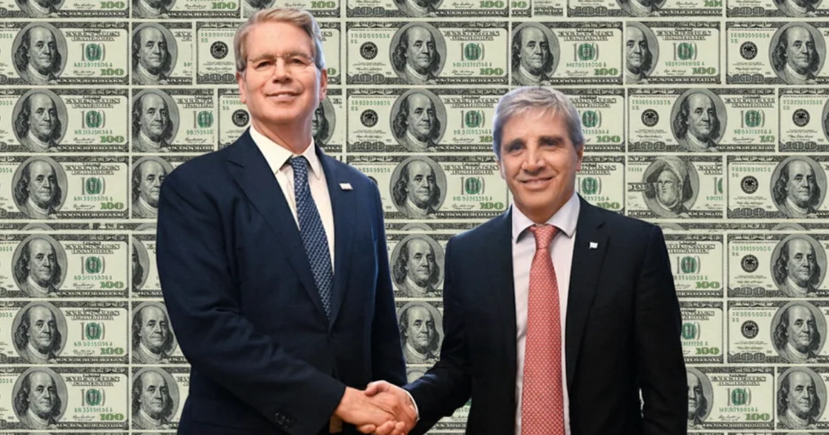 Scott Bessent y Luis Caputo (Foto- NA)