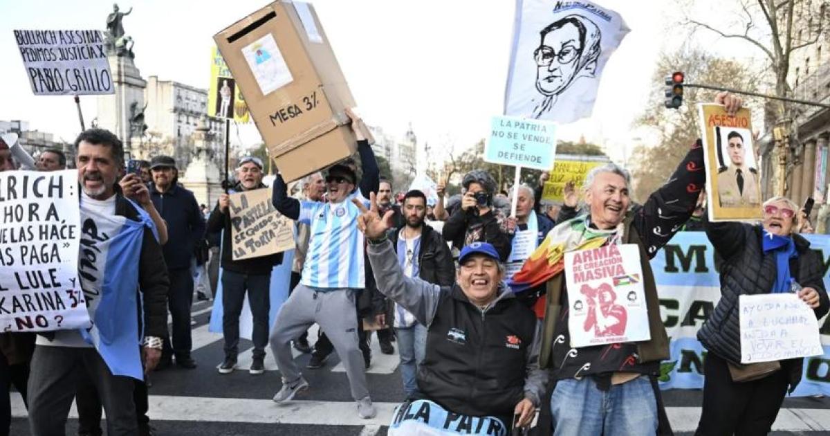 Incidentes en el Congreso durante una nueva marcha de jubilados