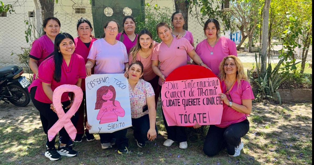 Los centros de salud del municipio se sumaron al Octubre Rosa