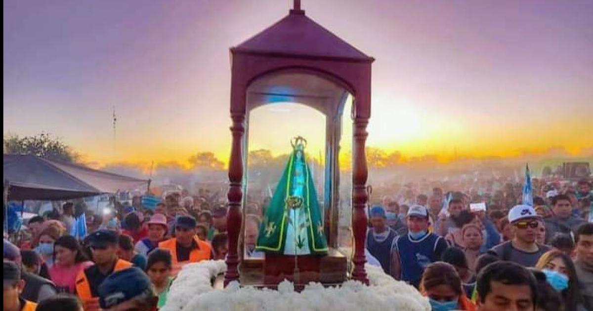La Cruz de Mataraacute y la Virgen de Huachana visitaraacuten Tintina