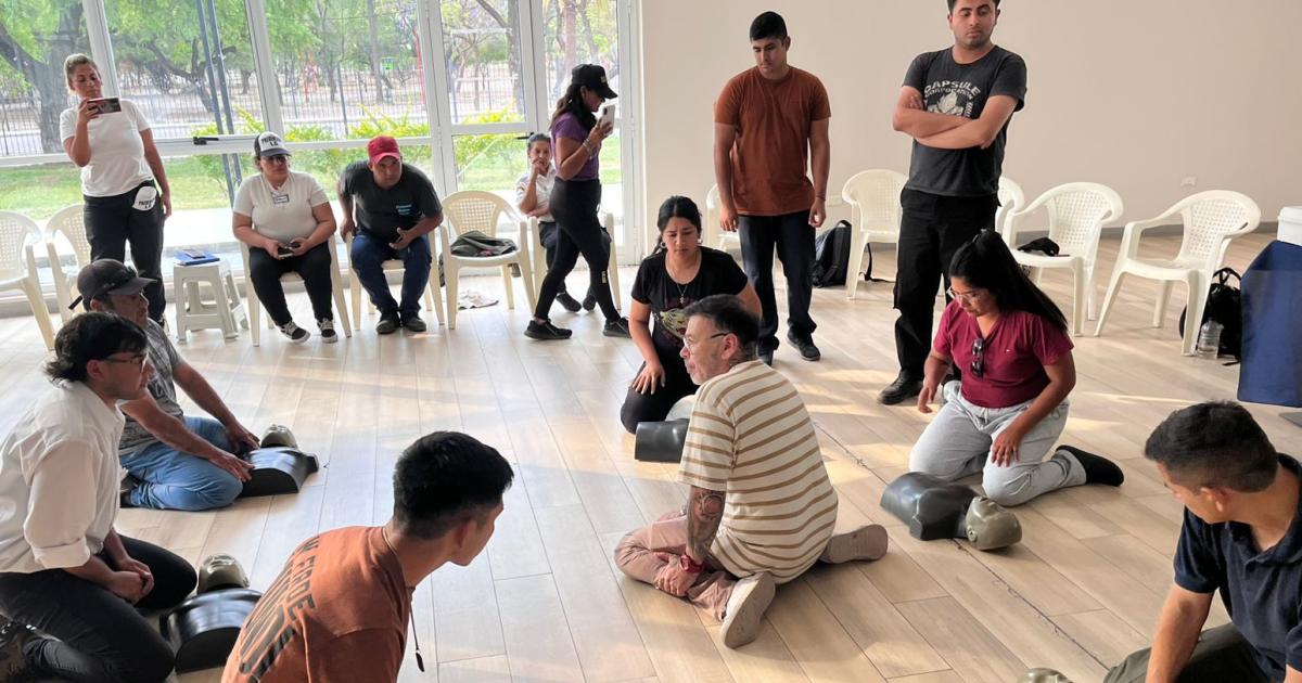 Se realizoacute una capacitacioacuten integral en seguridad y prevencioacuten en el Parque del Encuentro