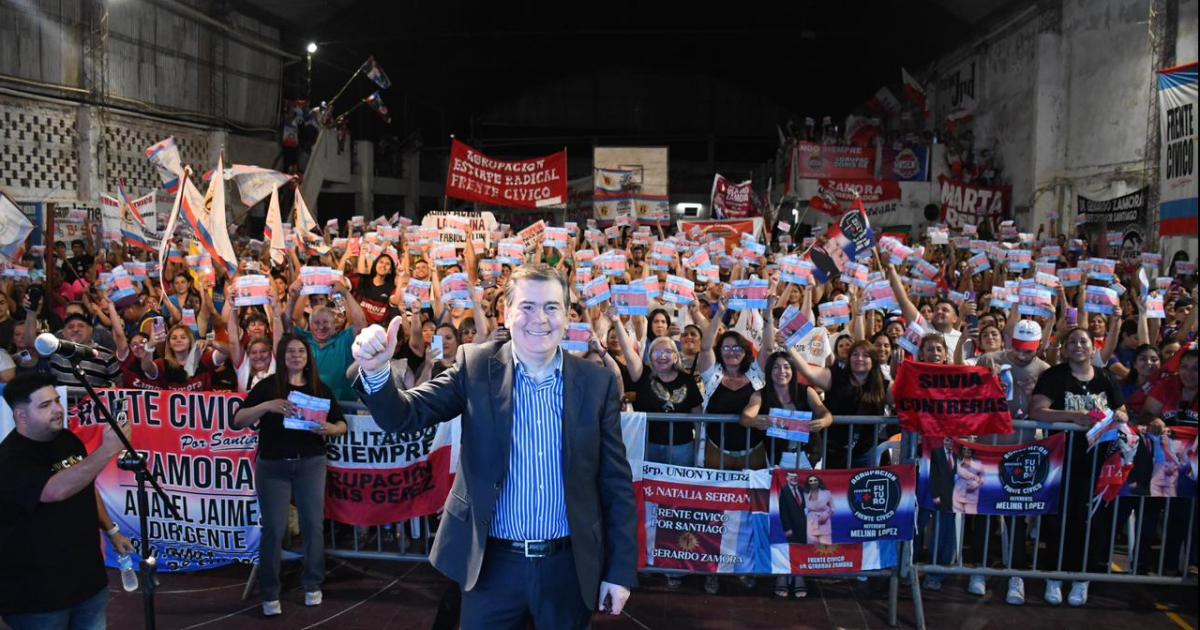 GERARDO ZAMORA Candidato a senador nacional del Frente Cívico por Santiago