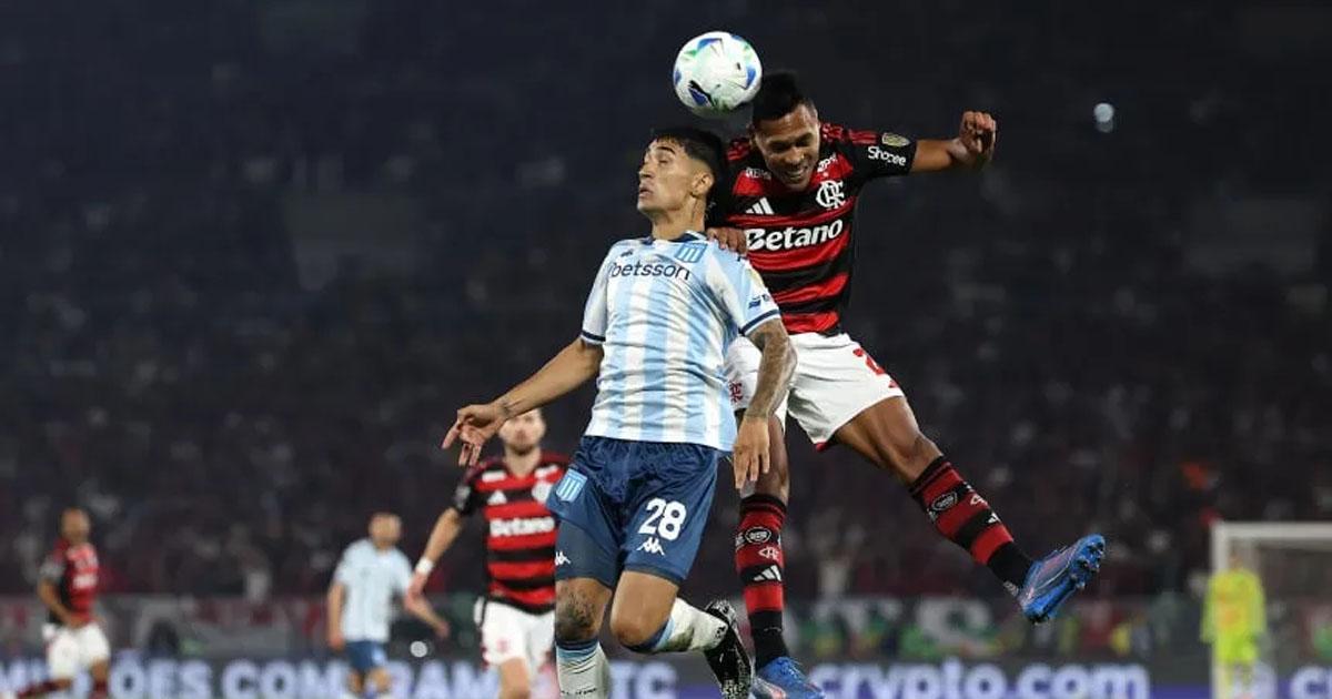 Racing no pudo sostener el empate en el Maracanaacute  y perdioacute 1-0 ante Flamengo