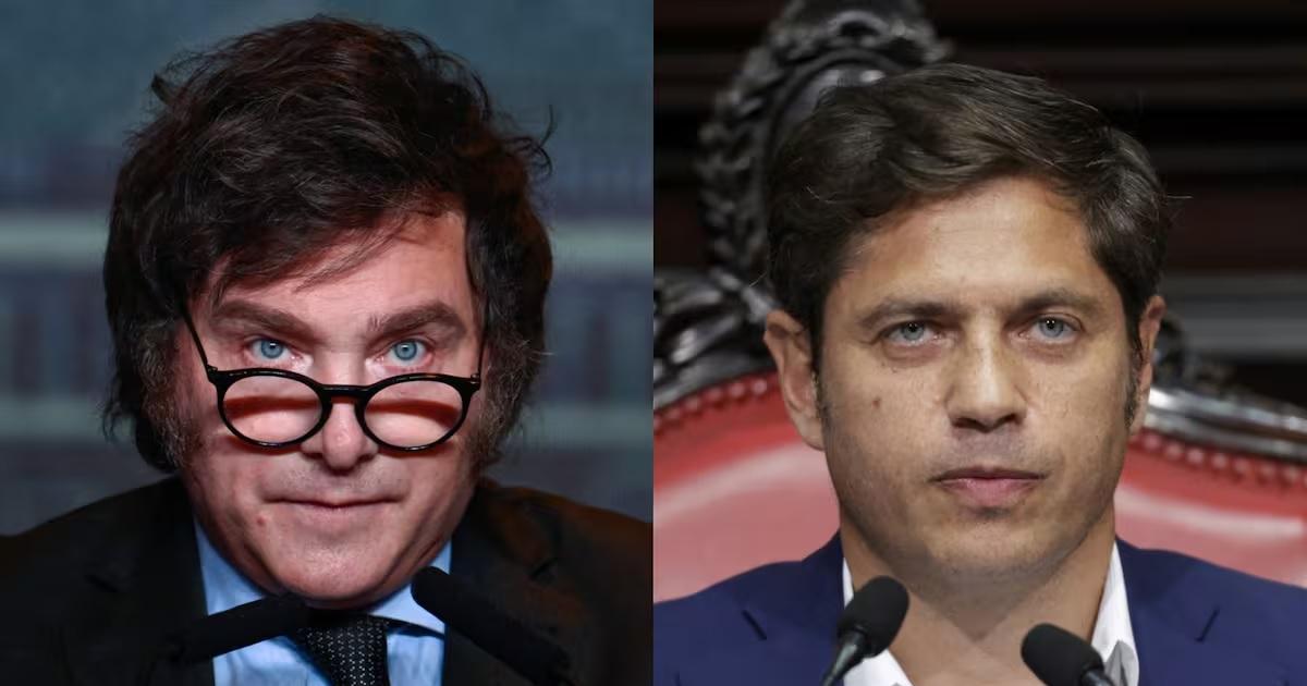 Milei cierra la campantildea electoral en Rosario y Kicillof junto a Massa en San Martiacuten