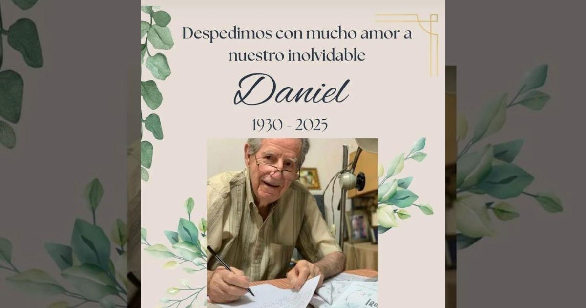Daniel falleció a los 90 años y dejó un gran legado