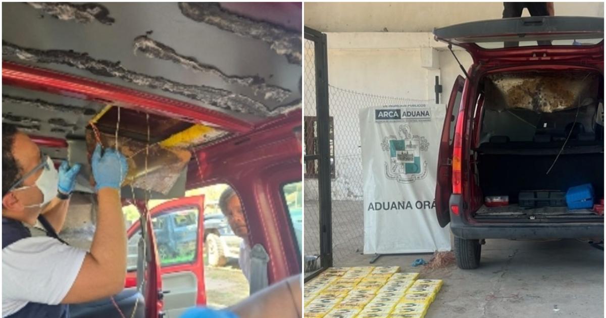 Secuestran 56 kilos de cocaiacutena en el paso fronterizo con Bolivia