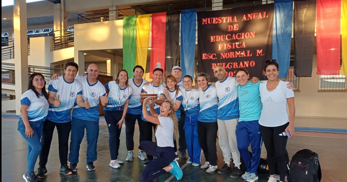 Muestra anual de Educacioacuten Fiacutesica de la Escuela Normal Sup Gral Manuel Belgrano