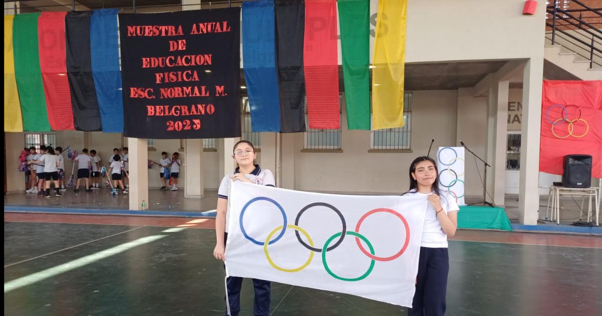Muestra anual de Educacioacuten Fiacutesica de la Escuela Normal Sup Gral Manuel Belgrano