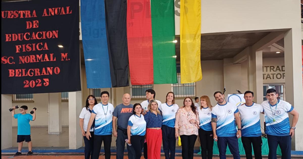 Muestra anual de Educacioacuten Fiacutesica de la Escuela Normal Sup Gral Manuel Belgrano