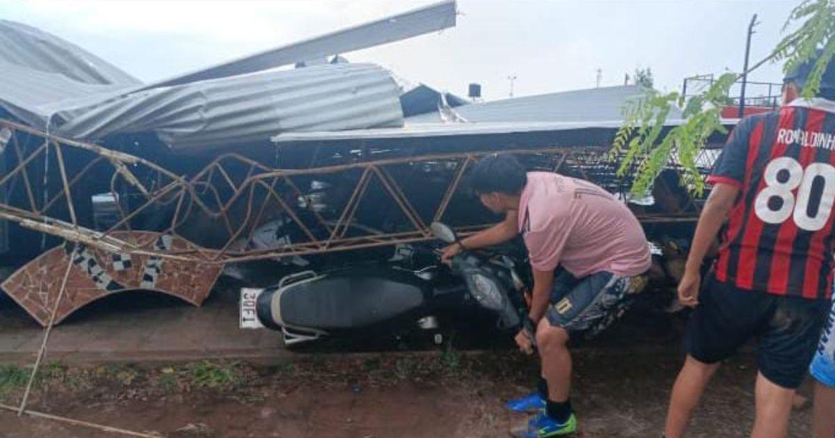 El temporal causó importantes daños en localidades como Los Juríes y Quimilí