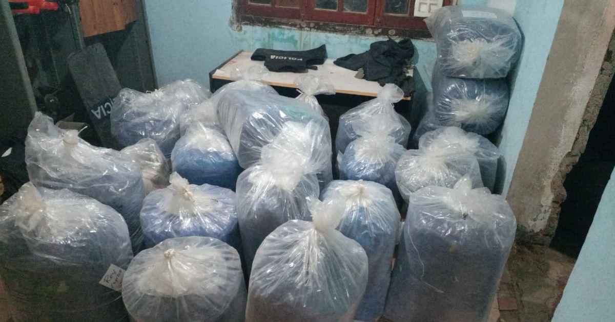 La policia realizó un amplio operativo