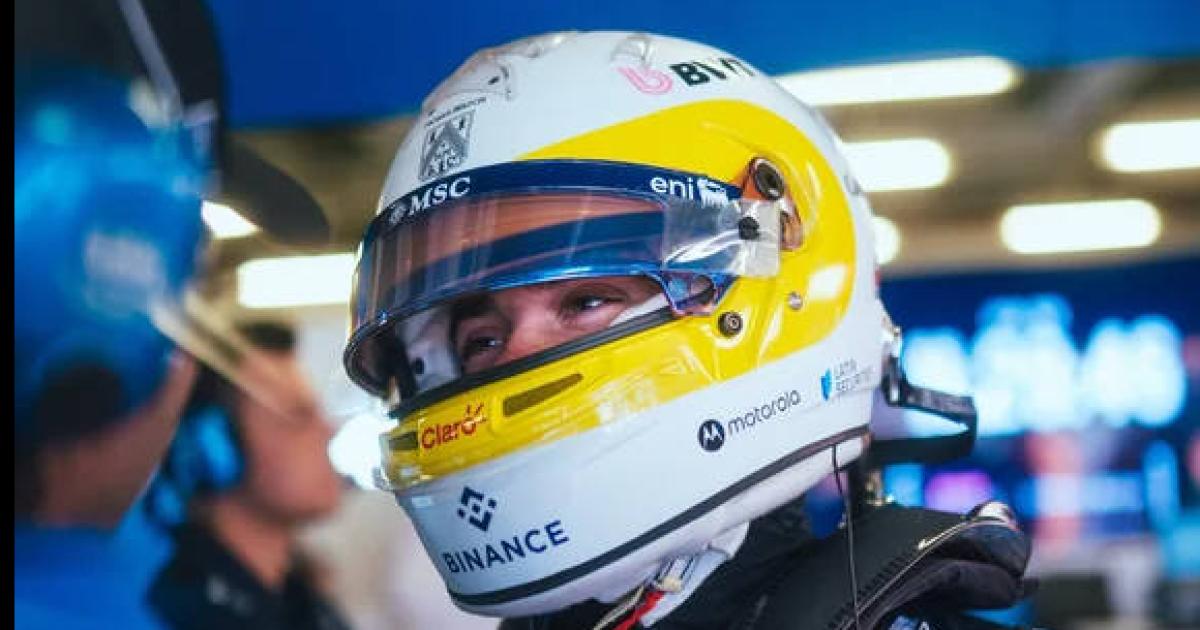 Colapinto eliminado de la Q1 y largaraacute en el fondo