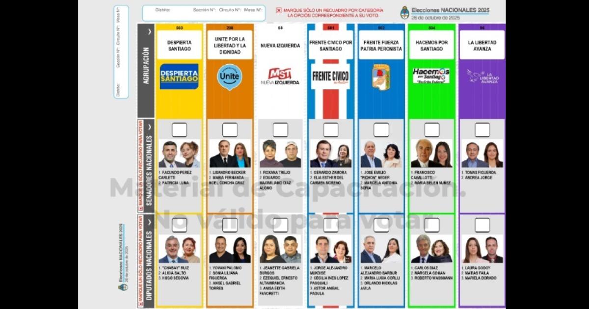 Siete fuerzas compiten en Santiago para senadores y diputados