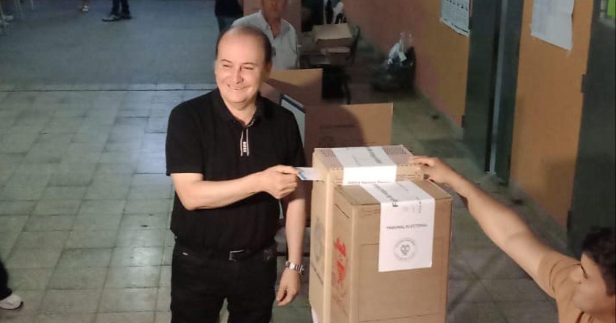 Gerardo Montenegro emitió su voto y valoró la jornada electoral
