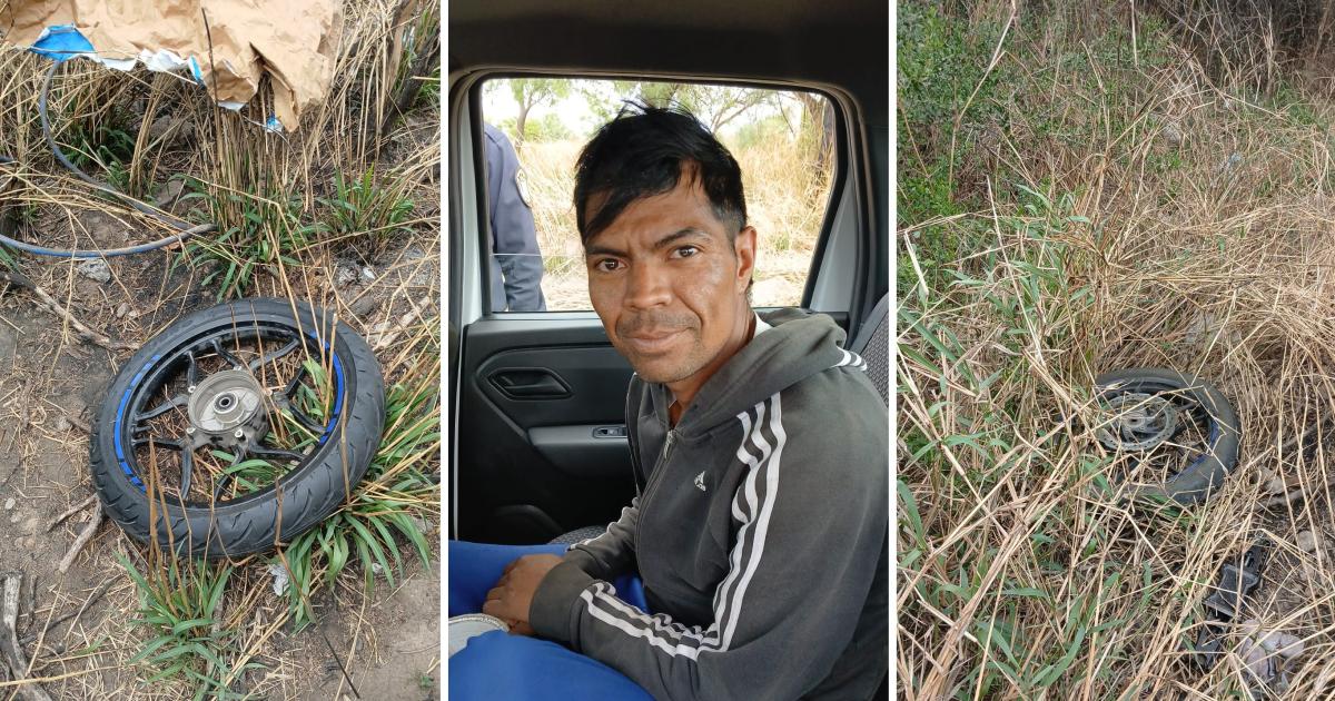 Monito Medina le roboacute las dos ruedas de su moto mientras dormiacutea en el barrio Siglo XXI