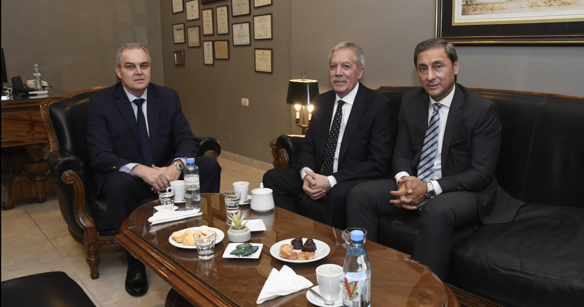 El Lic Gustavo Ick recibió el saludo del gobernador electo y su vice