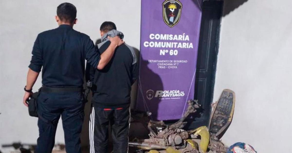 Recuperan moto robada y detienen a delincuente tras un asalto armado