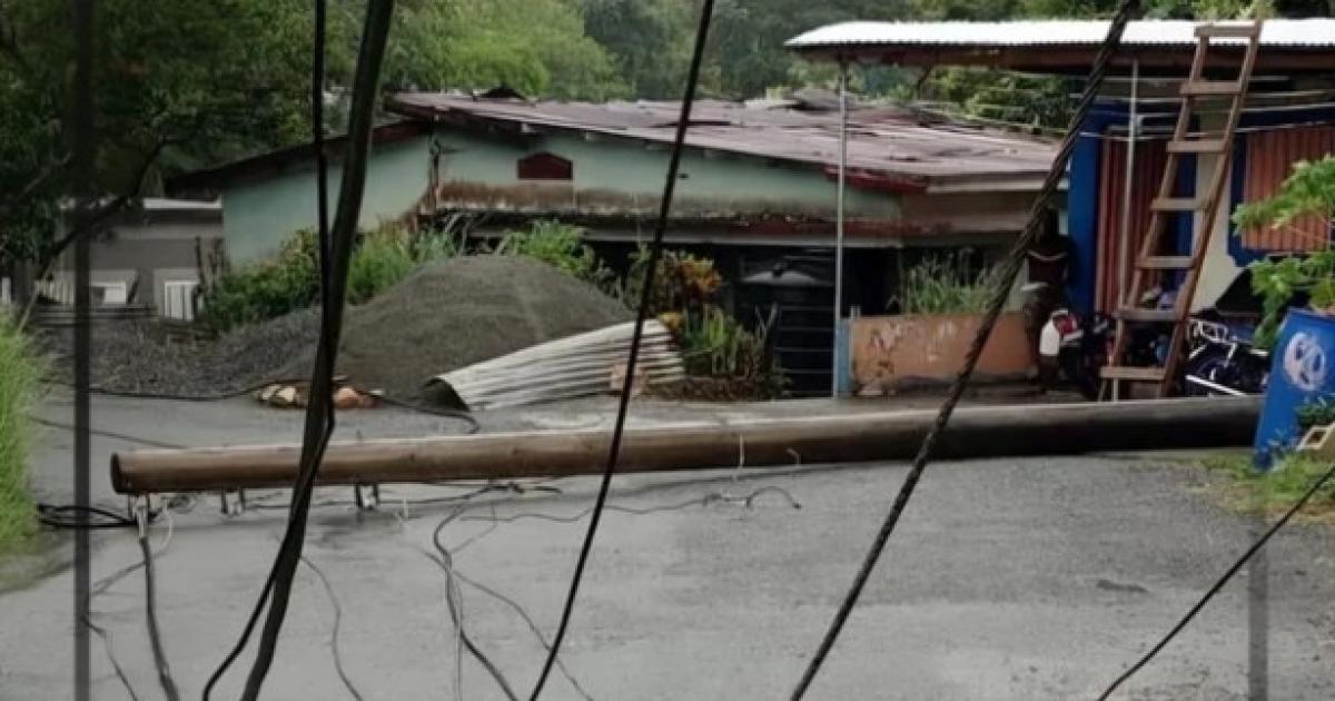 Huracn Melissa en su paso por Jamaica Fotografía- redes sociales