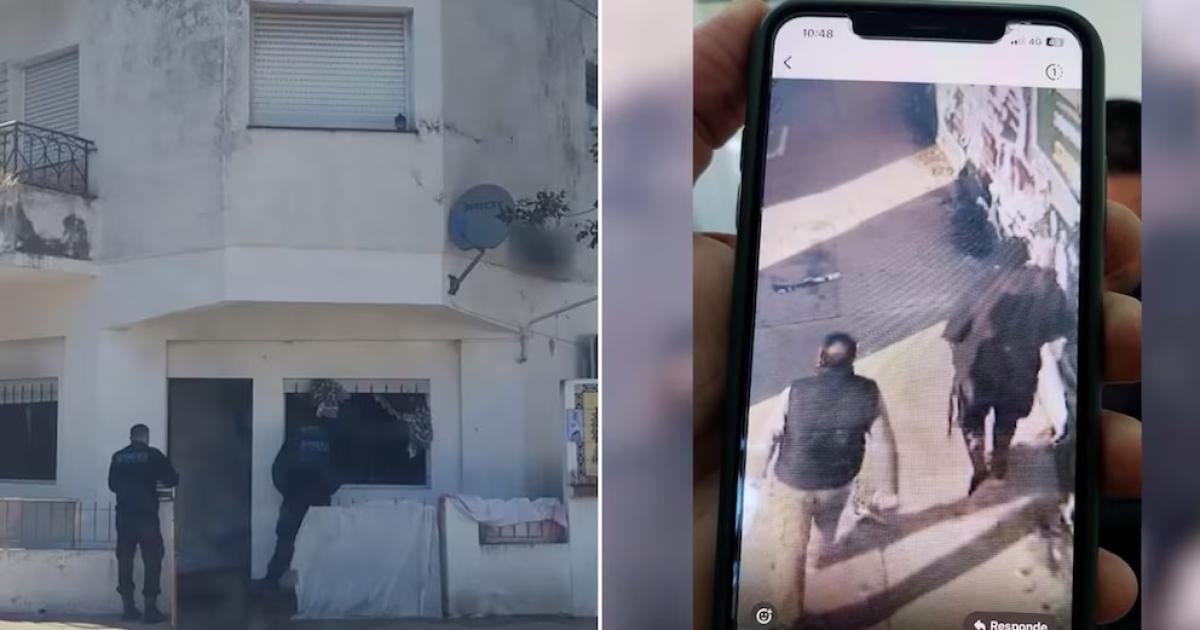 Los acusados quedaron registrados por c�maras al momento de ingresar y salir de la vivienda de la víctima (Foto-Infobae)