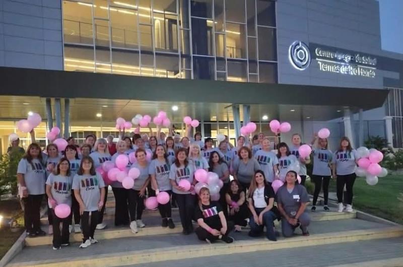 Cierre del Mes Rosa en el Centro Integral de Salud Termas de Riacuteo Hondo