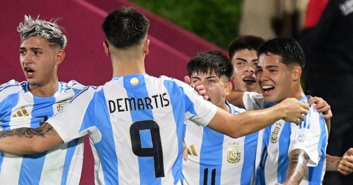 La argentina Sub-17 debutoacute en el Mundial con un triunfazo ante su par de Beacutelgica
