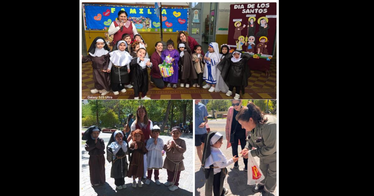 Alumnitos vivieron una emotiva jornada por el Diacutea de todos los Santos