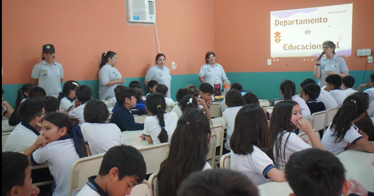 La Municipalidad de La Banda impulsa la Educacioacuten Vial en las escuelas de Nivel Primario