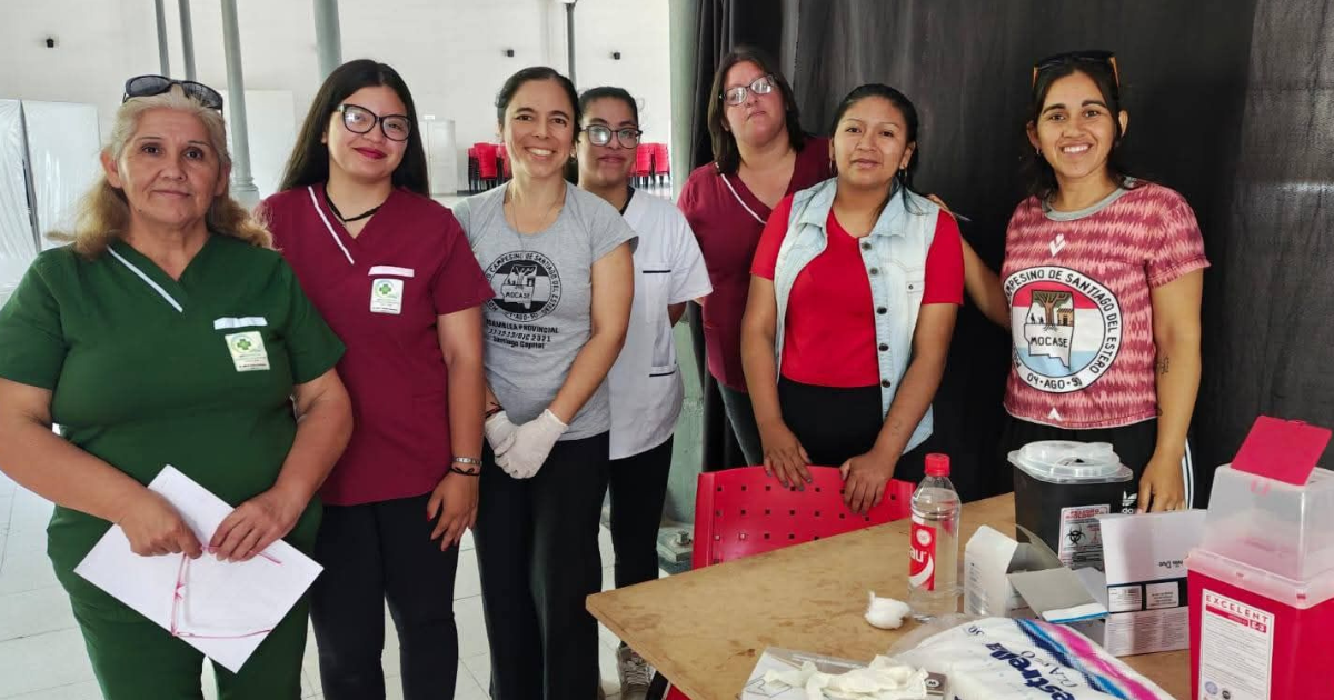 Antildeatuya- realizaron una jornada de testeo de VIH Siacutefilis y Hepatitis B y C